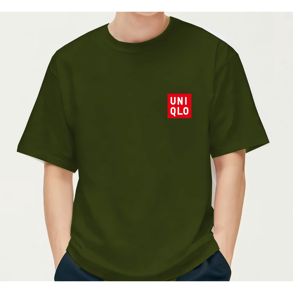 COD Kaos Katun Uniqlo Premium Kaos Distro Cotton Combed 24S-6