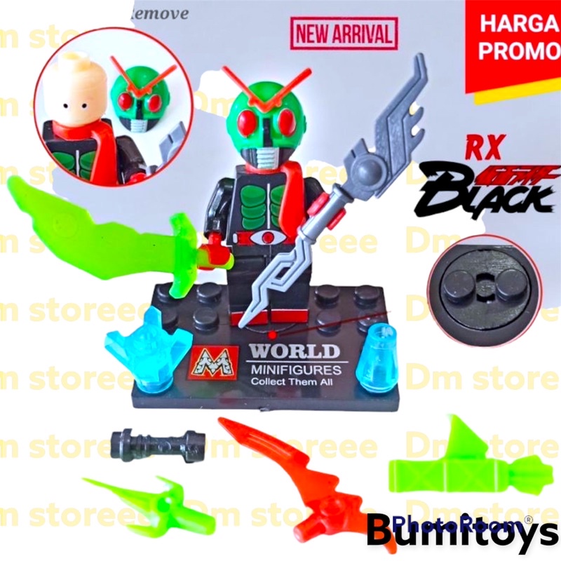 bricks roboman kamen rider minifigure / mainan anak murah