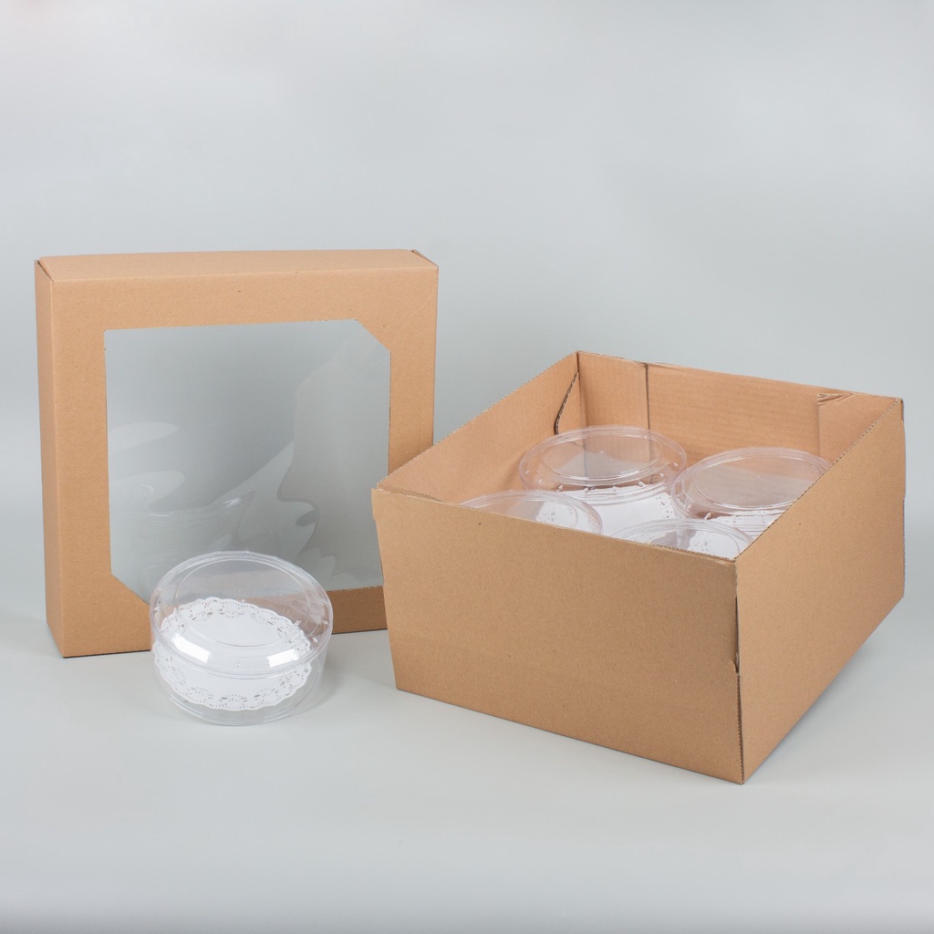 

Dus Mika Kue Tart Box Hampers Packaging Cake Box Parsel GiftBox Parcel Ukuran 30x30x18 cm (Isi 10pcs)