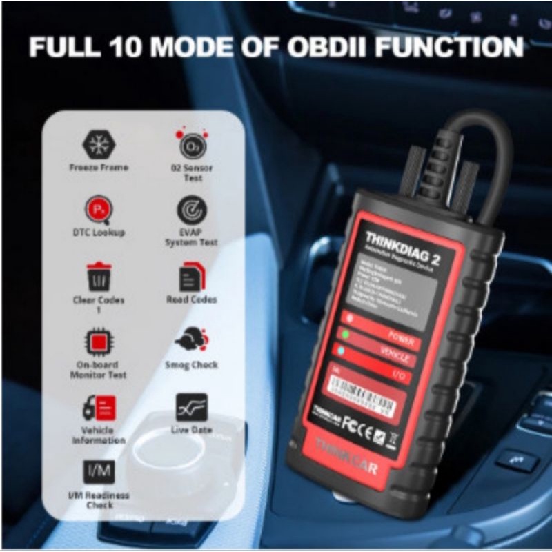 Alat Diagnosis Kelistrikan Mobil | ThinkDiag 2 Scanner OBD2