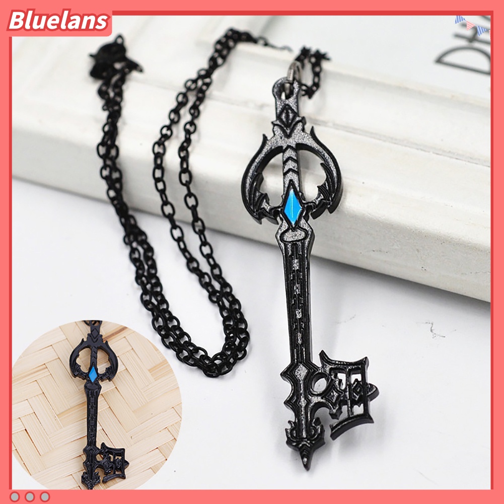 Bluelans Kalung Liontin Anime Kingdom Hearts Oblivion Keyblade Untuk Pria Dan Wanita