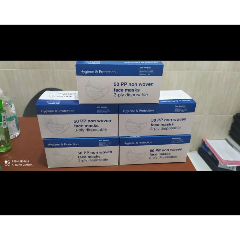 Masker 3ply 5box orderan Mbak Dani Pacitan