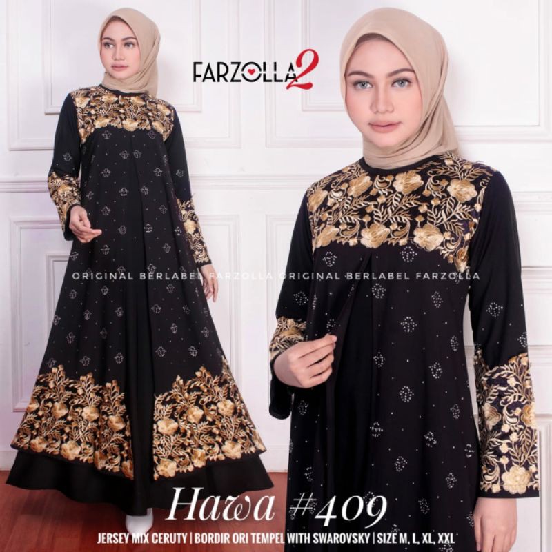 BAJU GAMIS WANITA MODERN TERBARU MURAH KEKINIAN / TURKI BORDIR / GAMIS SYARI HITAM / DRESS MUSLIM