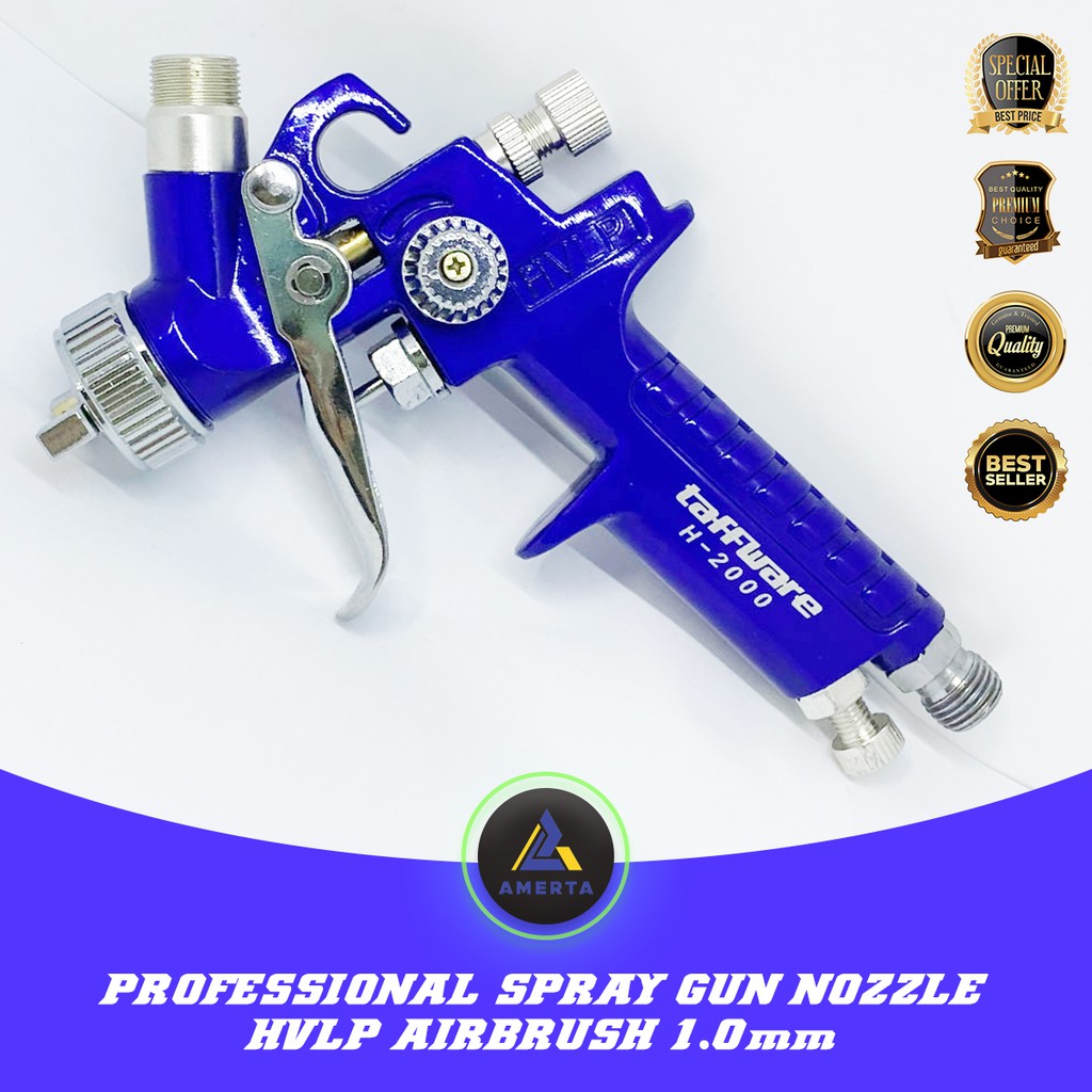 Spray Gun Professional Nozzle HVLP Airbrush 1.0mm H-2000