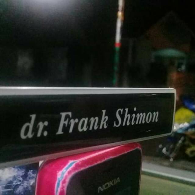 

Name tag / Papan Nama