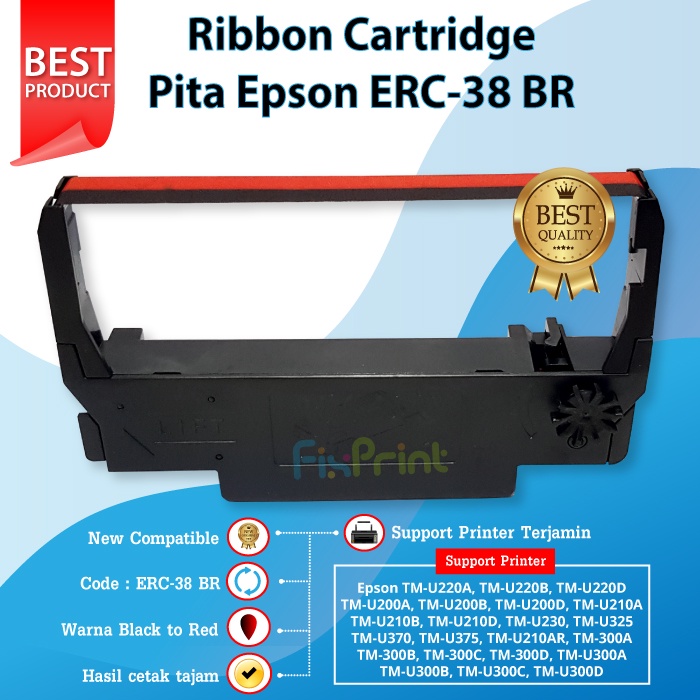 Ribbon Cartridge Printer Epson Print TM U220D TM300 TMU220 MU230  ERC 30 ERC 34 ERC 38 Compatible