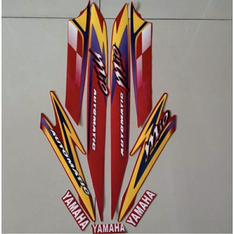 STRIPING MIO SPORTY 2003 ( MERAH )