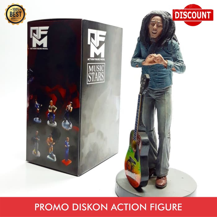 Action figure bob marley promo pajangan studio koleksi bob marley PROMO DISKON