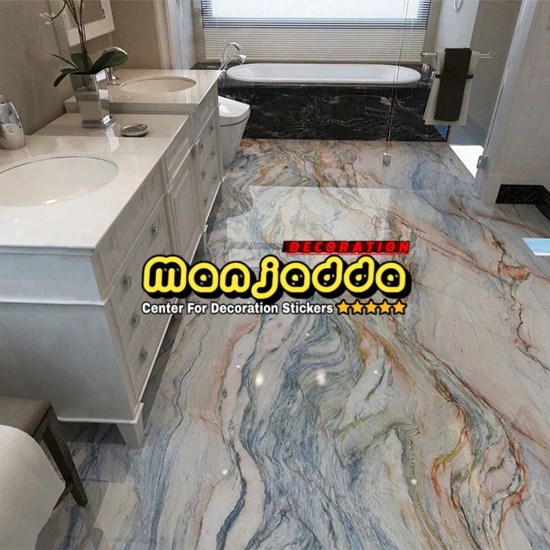 Promo Wallpaper Stiker Marmer Super Glosay Anti Air Api dan Minyak Premium