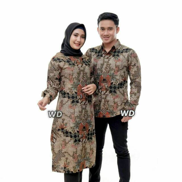 Maura Couple - Sania Ruffle Batik Couple