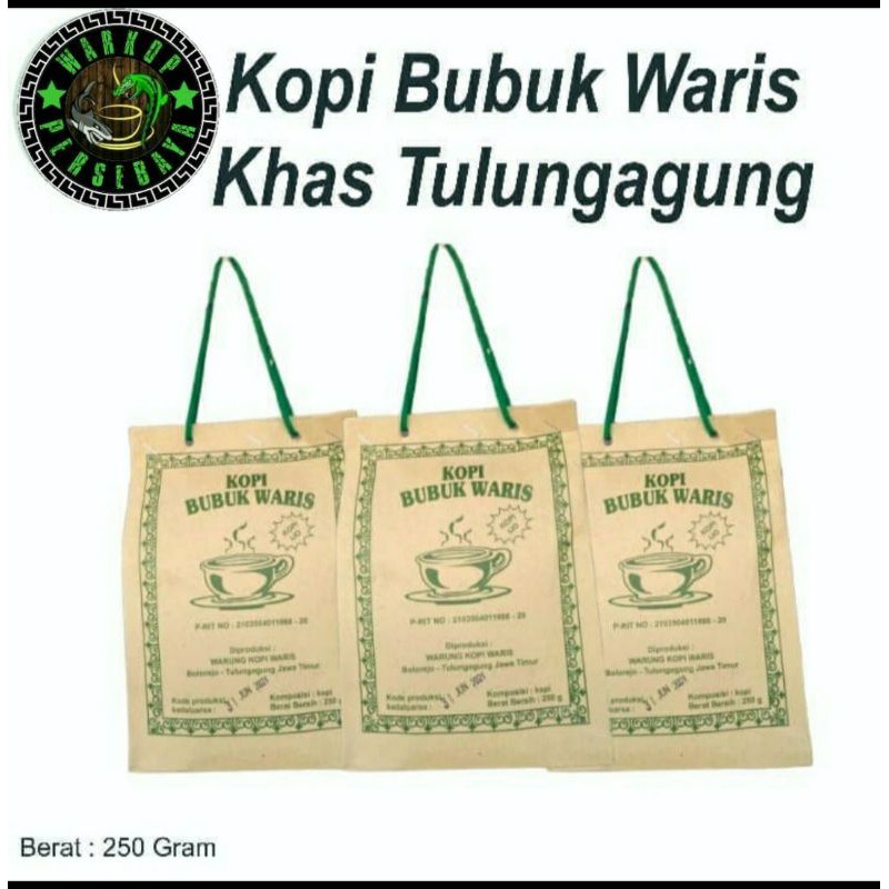 

Kopi Bubuk Ijo Waris Khas Tulungagung