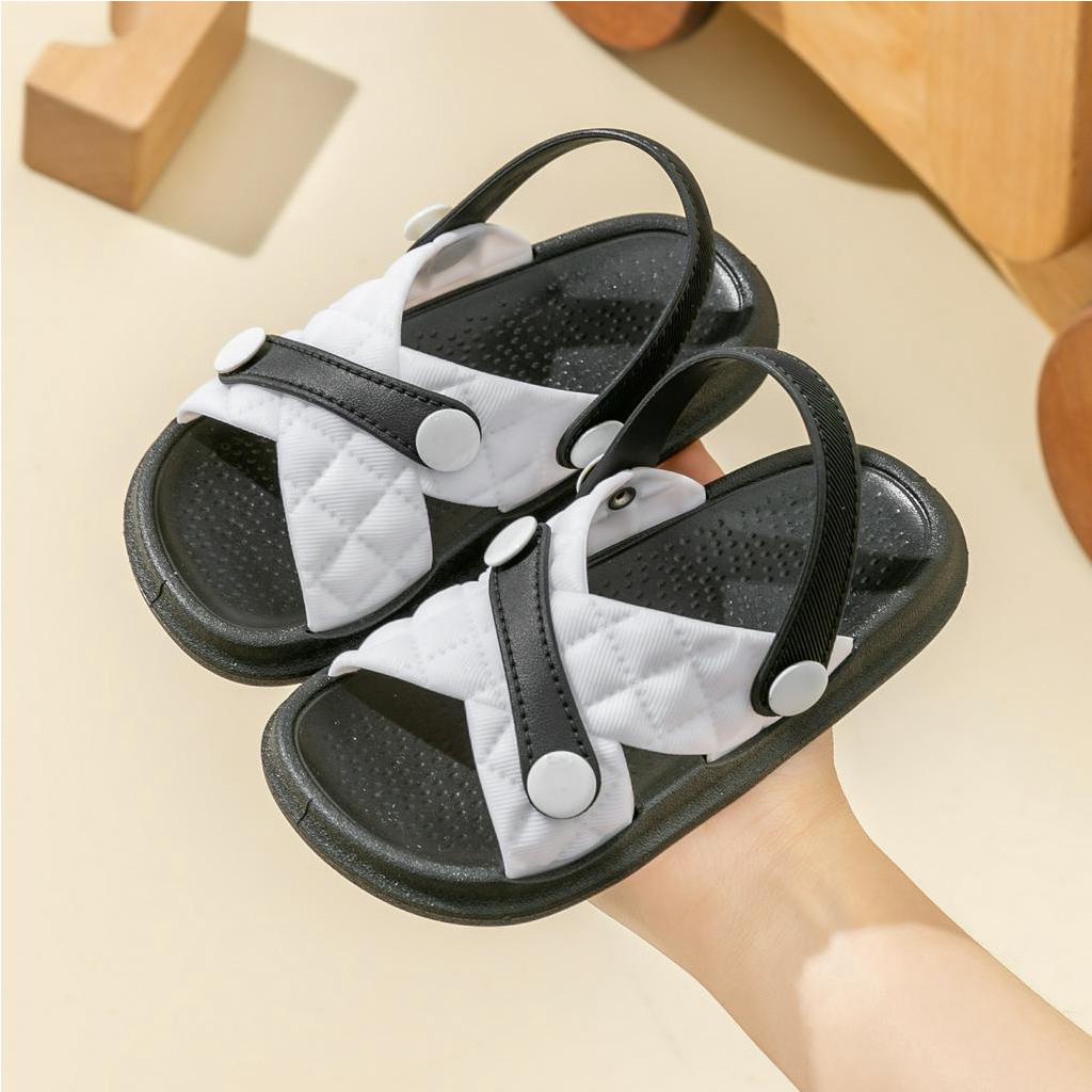 Okaybaby B316 Sandal Two Tone Import Anak Perempuan Model Lucu Sendal Casual