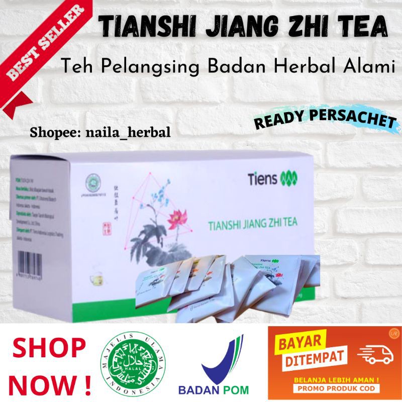 Jiang Zhi Tea Tiens Eceran | Penghancur Lemak Badan