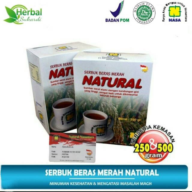 

SERBUK BERAS MERAH NASA MINUMAN BERSERAT 500gr