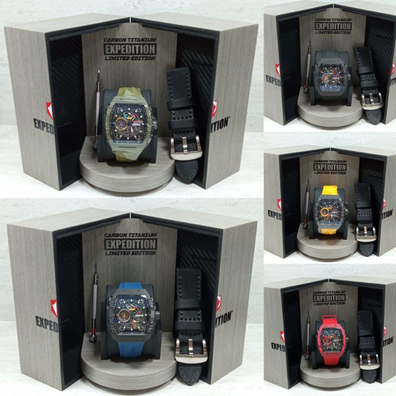 Jam tangan pria expedition E6782 MA CARBON