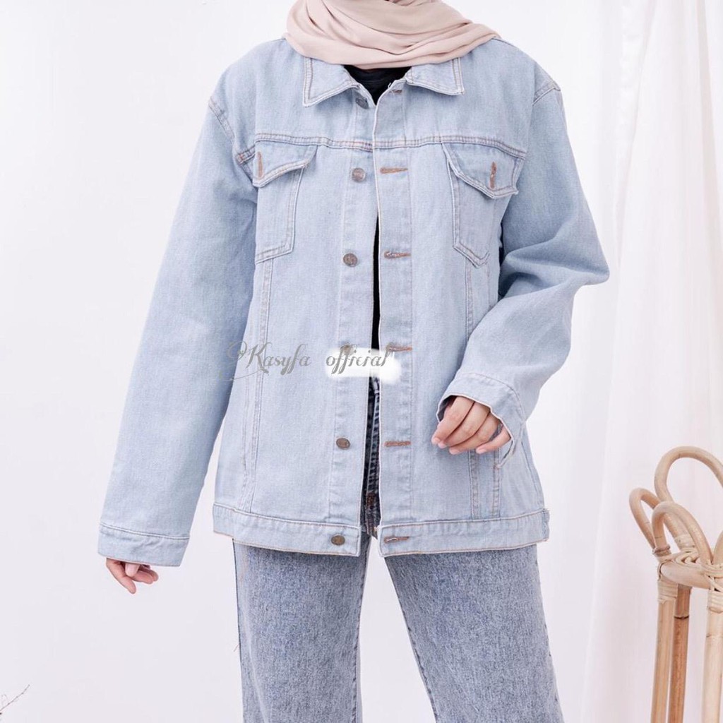 JAKET JEANS OVERSIZE PREMIUM