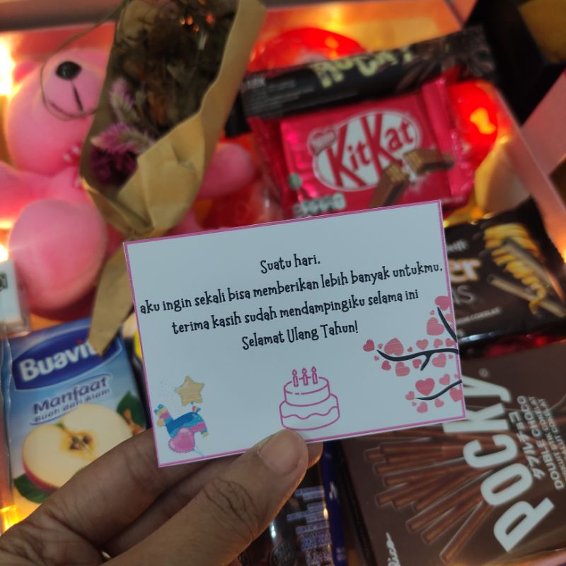 

hadiah snack box led premium