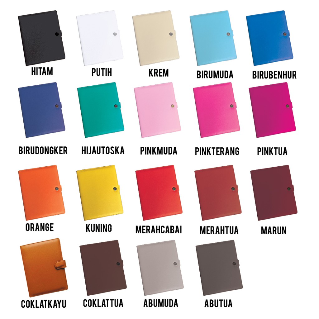 

Binder Polos Kulit 20 Ring A5 Satuan