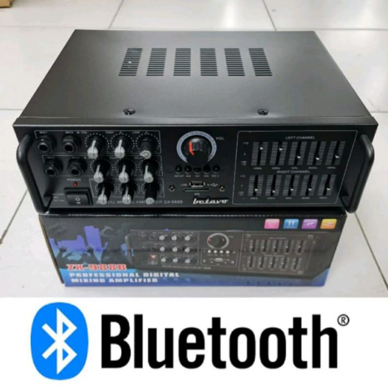 Power Mixer 4 Channel Betavo Bluetooth USB SD