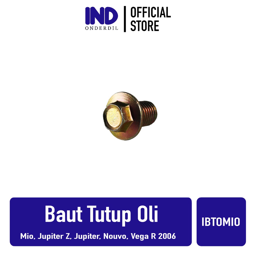 Baut Tutup-Tap Oli Yamaha Mio/Jupiter Z &amp; Nouvo/Vega R 2006/Jupiter Z CW/Mio Sporty/Mio Soul/Nouvo Z/Jupiter