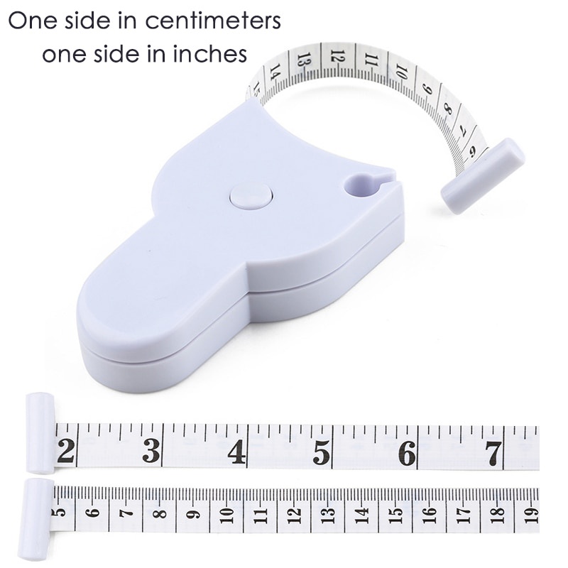 Meteran Badan Diameter perut Lengan Alat akurat dan mudah automatic telescopic presisi tinggi centi meter dan inci inch DIDIHOU Meteran Badan Telescopic Body Measurement 1.5 Meter Body Measuring Tape Automatic Telescopic Tape Measuring Ruler Film Body