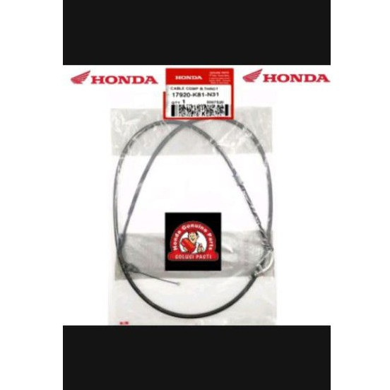 kabel gas beat street bawah B k81 N31 asli honda