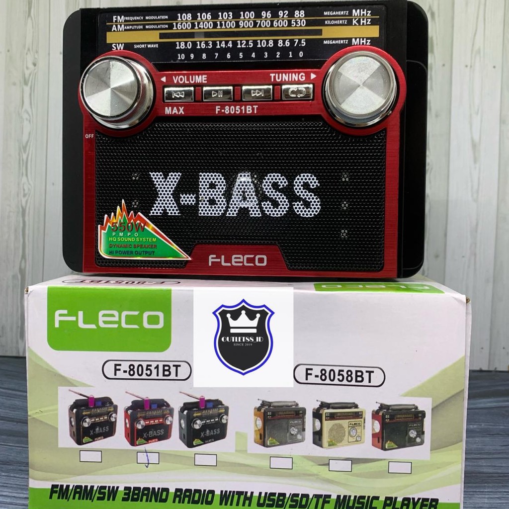 Radio Fleco/radio jadul tipe F 8051 Bluetooth