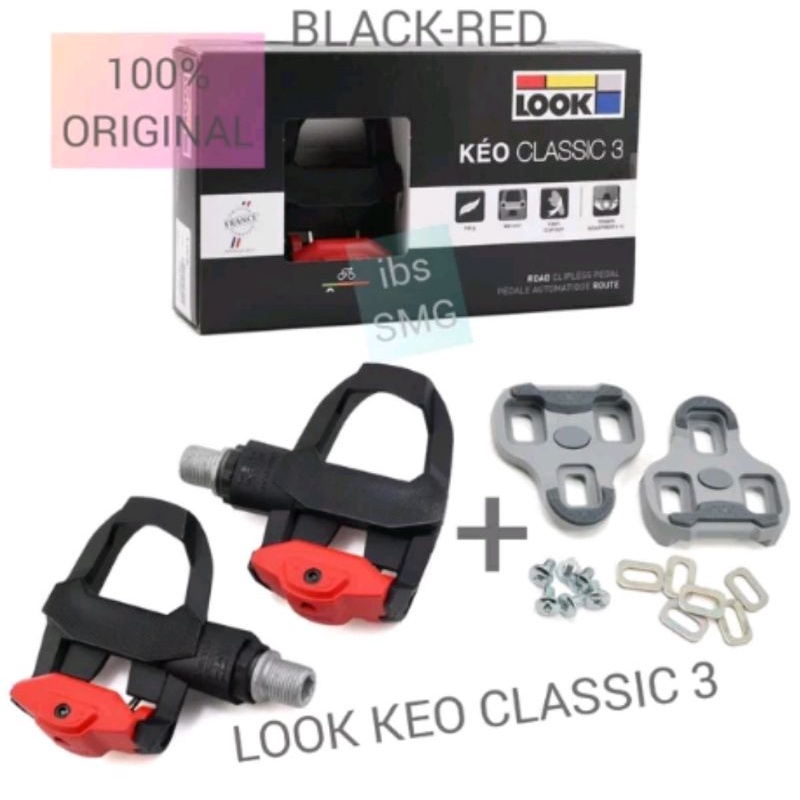 Pedal Cleat Look KEO Classic 3 . Pedals Road Bike Clip Balap sepeda roadbike pedal