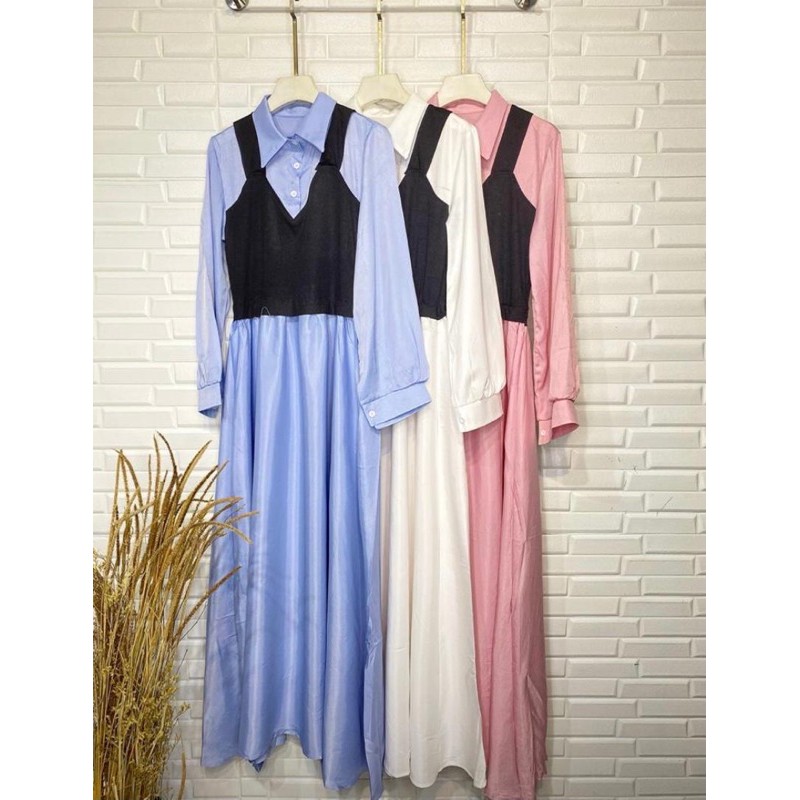 Gamis import vest black