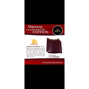 GENTENG KANMURI MILENIO MAROON