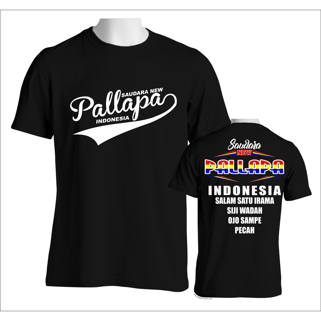 KAOS LENGAN PENDEK KAOS NEW PALAPA - BAJU DANGDUT KOPLO PRIA DISTRO KATUN COMBED