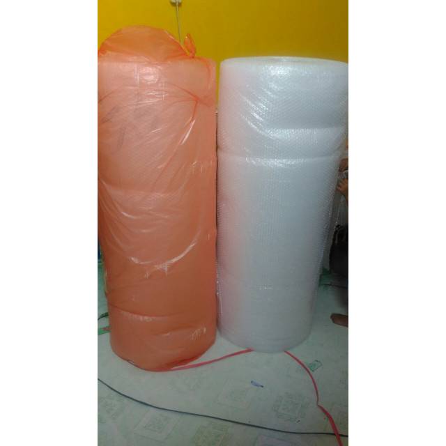 Bubble wrap roll 1,25mx50m BENING TRANSPARAN (khusus Gosend/Grab) plastik gelembung bahan tebal