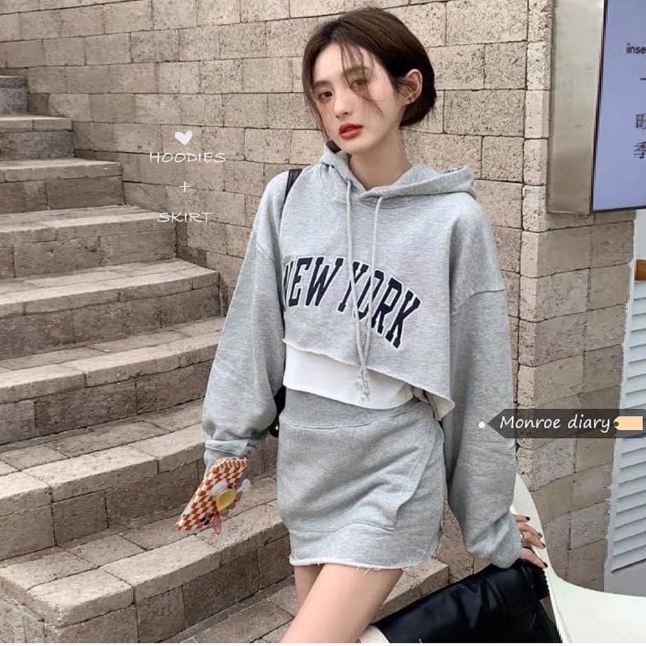 art7o2Nc--SWEATER HOODIE WANITA - NEWYORK CROP HOODIE OVERSIZE - HODIE WANITA