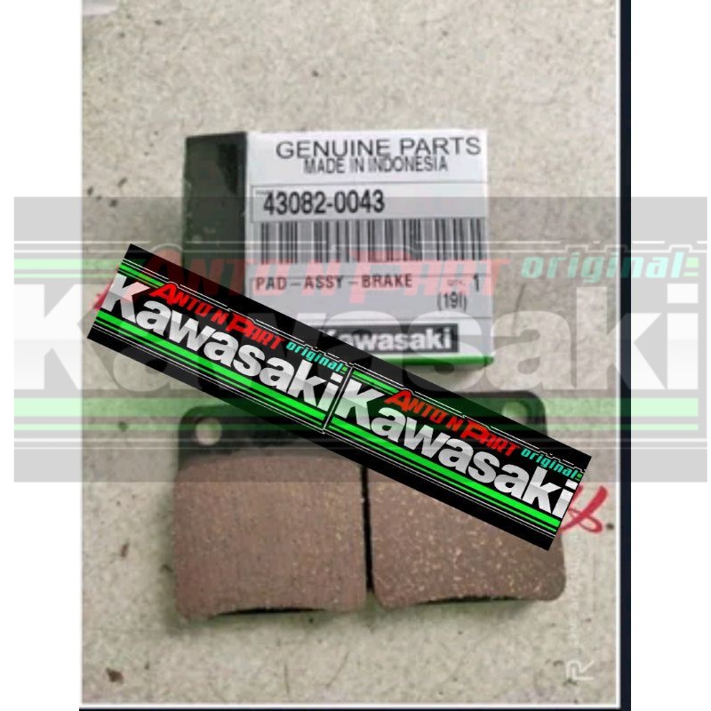 kampas rem belakang klx 150 original
