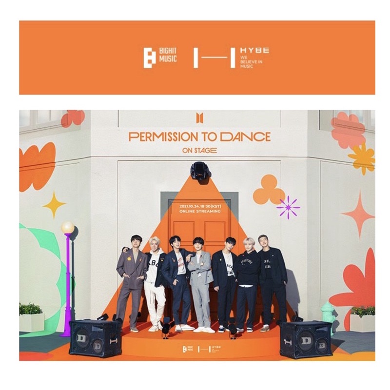 BTS PERMISSION TO DANCE ON STAGE JASA CO TIKET