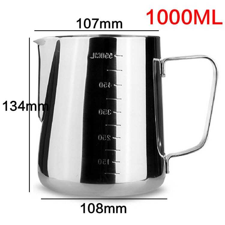 MLNSHP OneTwoCups Gelas Pitcher Kopi Espresso Latte Stainless Steel - ZM0078