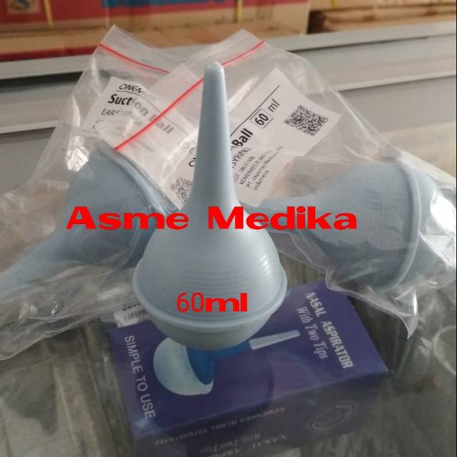 Dili 60 ml / alat penyedot telinga hidung bayi dan dewasa
