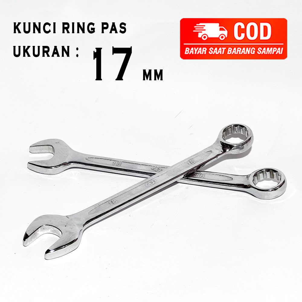 KUNCI RING PASS FUKUNG 17 MM