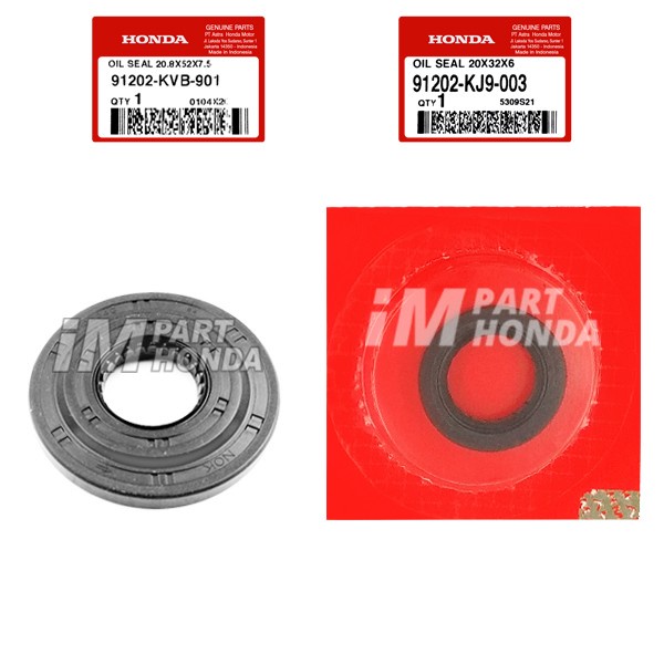 SALE 91202-KVB-901 91202-KJ9-003 Seal Kruk As Kiri 20.8X52X7.5 & Seal As Pulley 20X32X6 Beat Scoopy