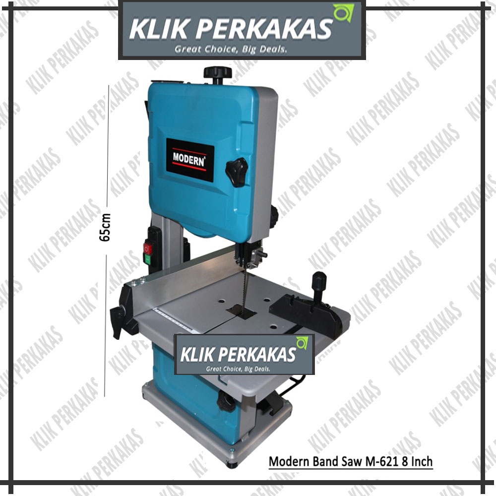 MODERN Mesin Band Saw Modern M-621 Gergaji Kayu Ukir Bandsaw 8 Inch