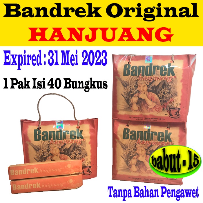 Jual Bandrek Hanjuang Original Abah Bandung Minuman Tradisional Isi 40