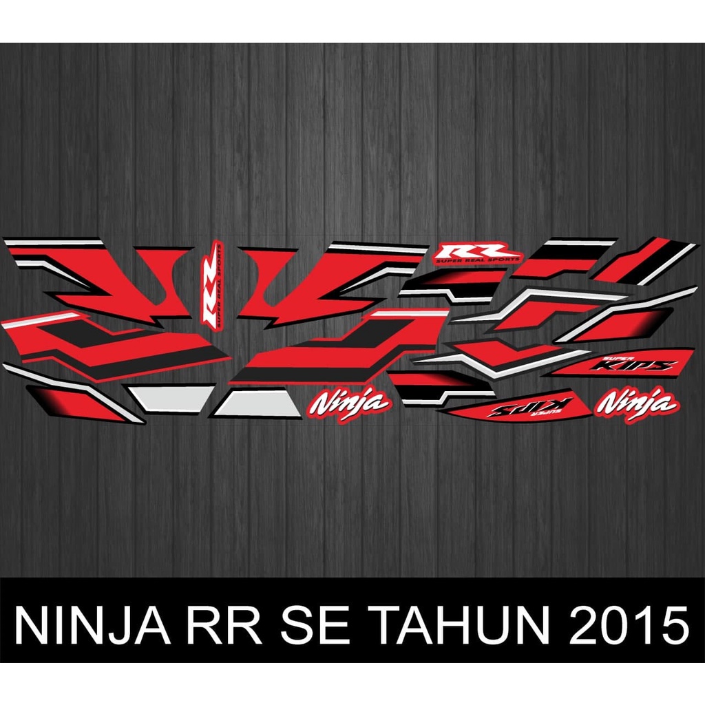 STIKER STRIPING LIST KAWASAKI NINJA RR TAHUN 2015 VARIASI WARNA