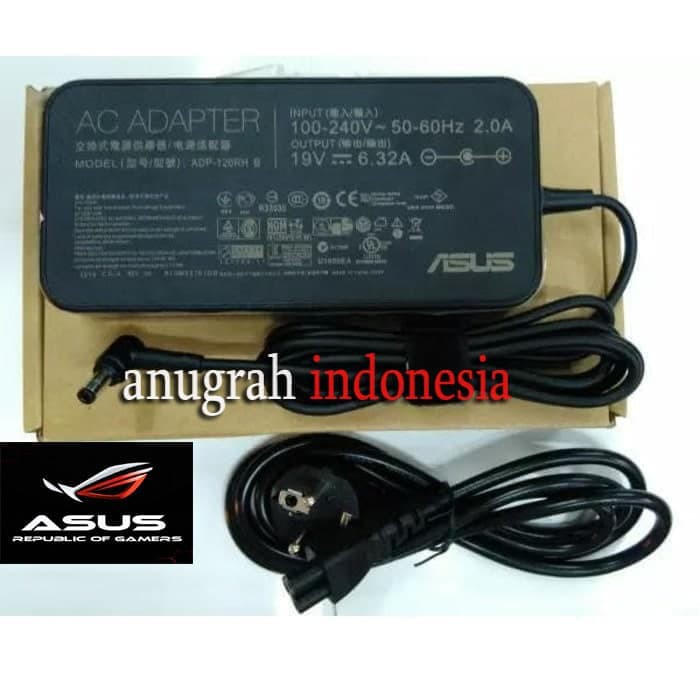 Adaptor Charger Laptop Asus ROG G55 G55VW G46VW G70 G75 G75V 19V~6.32V