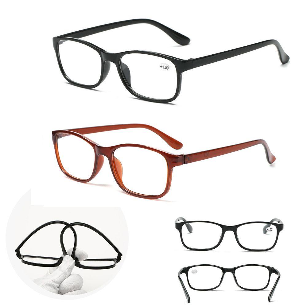 Lily Kacamata Baca Lansia Aksesoris+1.00~+ 4.0 Diopter Ultra Light Resin Eyeglasses
