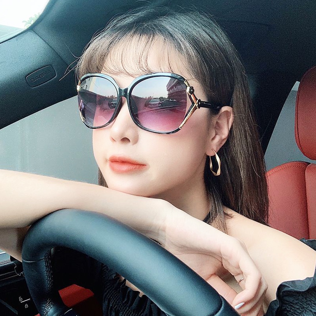 [✅COD] Kacamata Hitam Anti Radiasi Gaya Korean Style Aksesoris Fashion Sunglasses Kaca Mata Retro Polarized Photocromic Wanita Cewek Perempuan Korea Murah Original