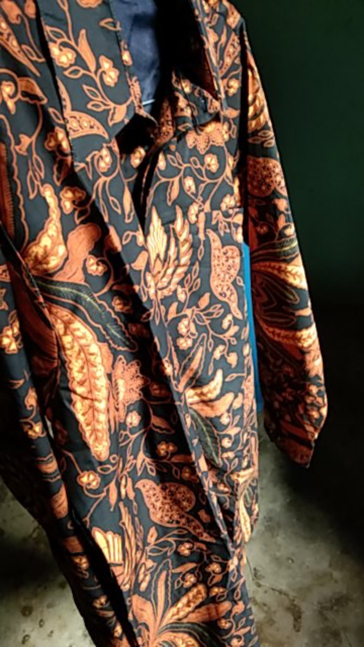 Gadhing Kemeja Batik Pria Lengan Panjang Full Furing Bahan Katun Sragenan By Kanaya