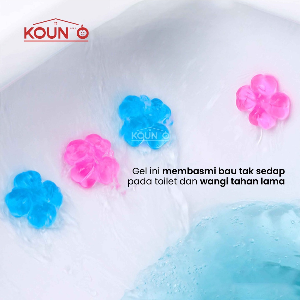 Gel Pengharum Kloset Closet Duduk Jongkok Berdiri Wastafel Gel Pembersih Toilet Kamar Mandi 6 Varian