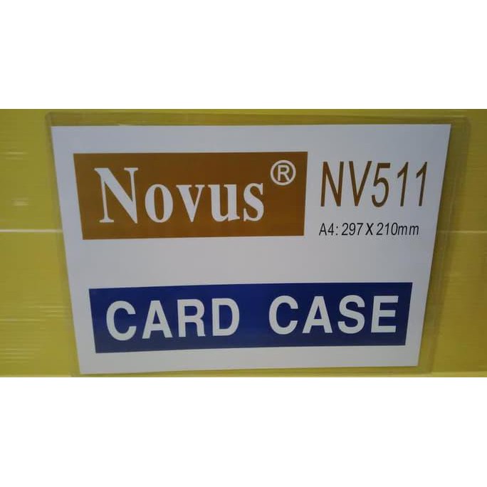 

Termurah Card Case Novus Nv511 A4 / Plastik Id Tebal Uk. A4 Offic