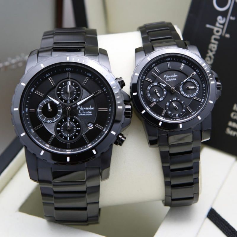 ALEXANDRE CHRISTIE AC6141 AC 6141MC AC6141 COUPLE ORIGINAL AC6141 WANITA BLUE ICE ROSEGOLD