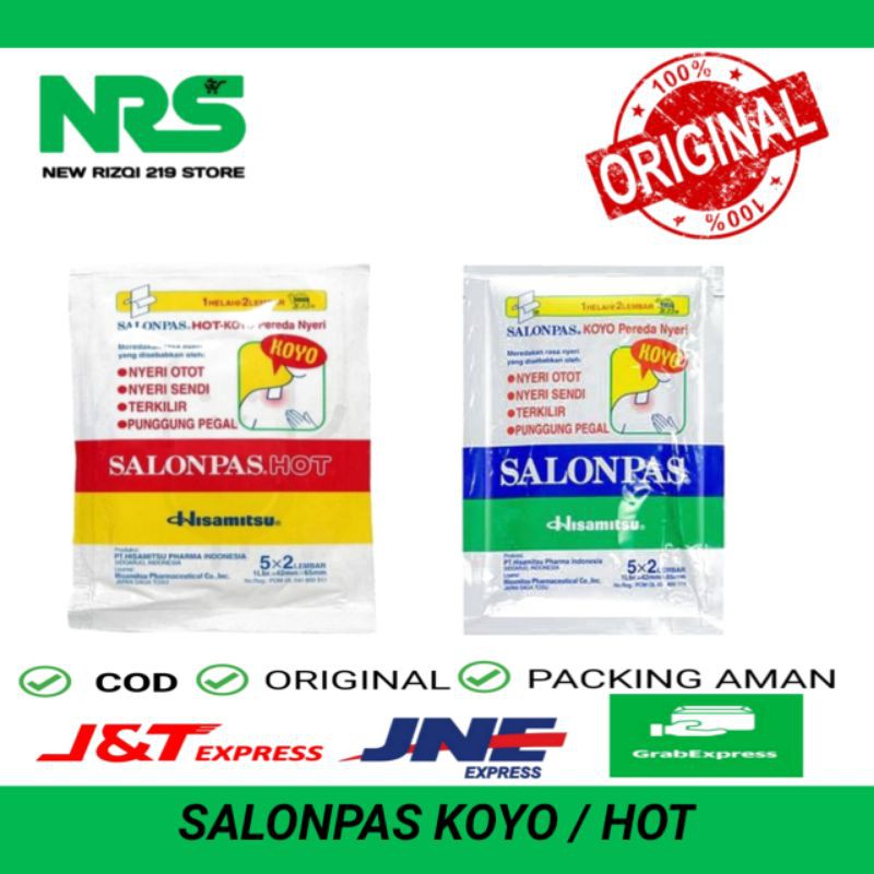 SALONPAS KOYO HIJAU / MERAH - Salonpas Hot